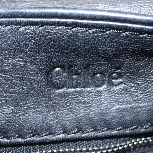 Chloe Paddington Hand Bag Canvas Gray Silver Auth - Picture 5 of 12